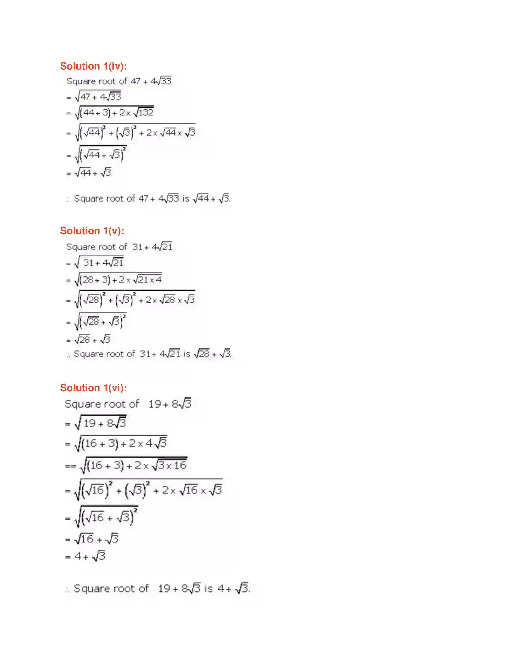 Maharashtra Board Class 9th Algebra Real Numbers Solution 32