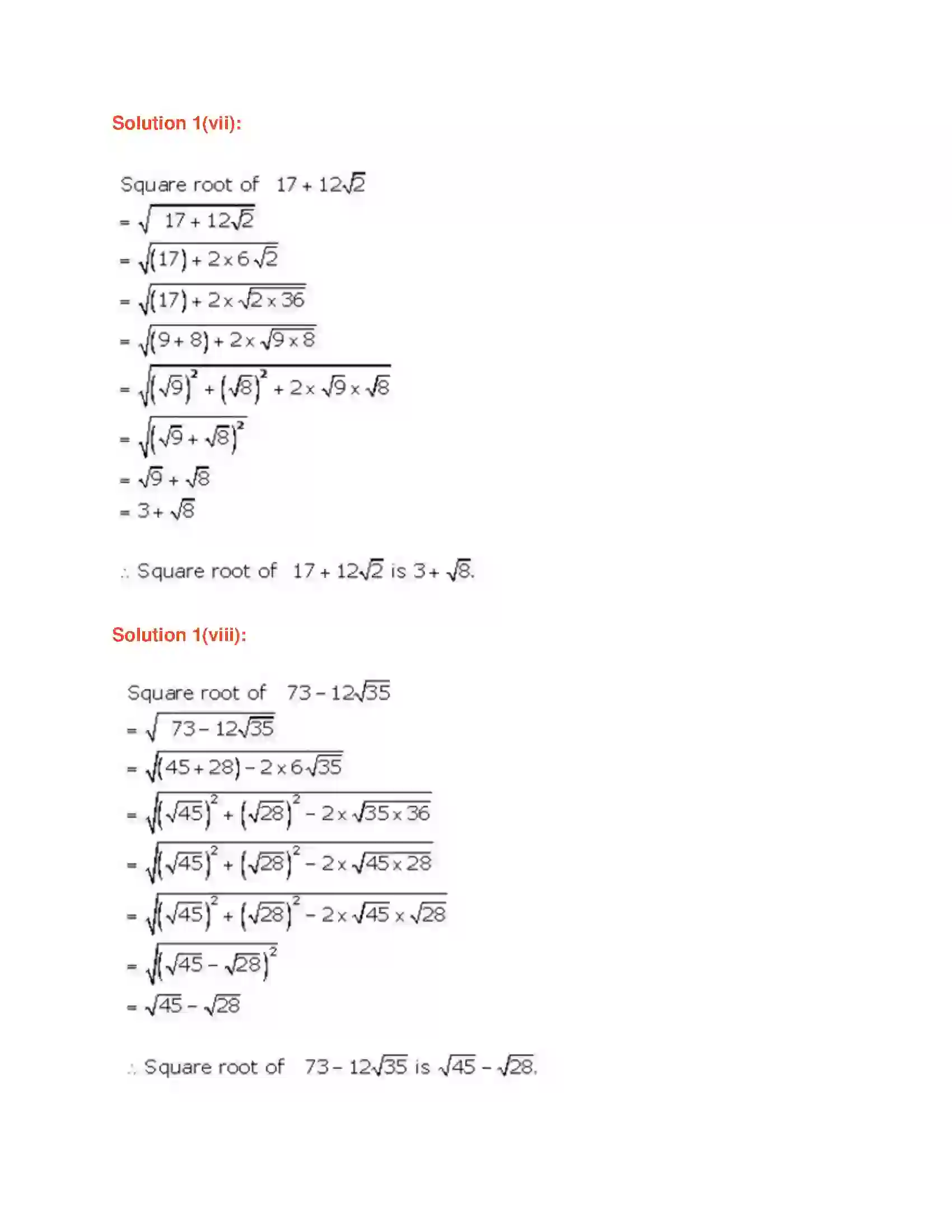 Maharashtra Board Class 9th Algebra Real Numbers Solution 33