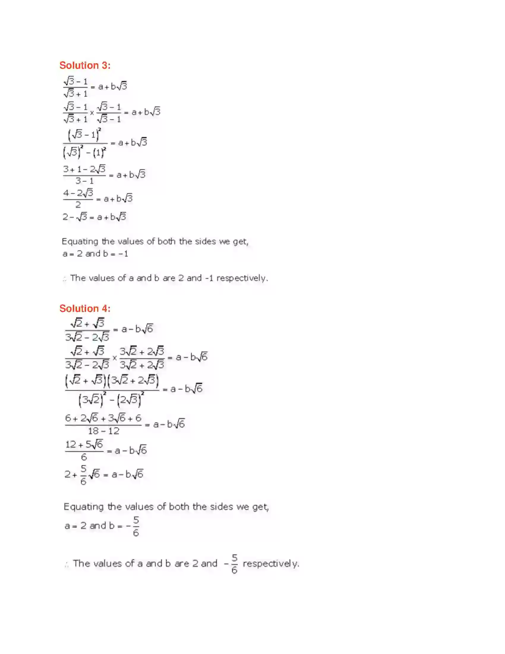 Maharashtra Board Class 9th Algebra Real Numbers Solution 39