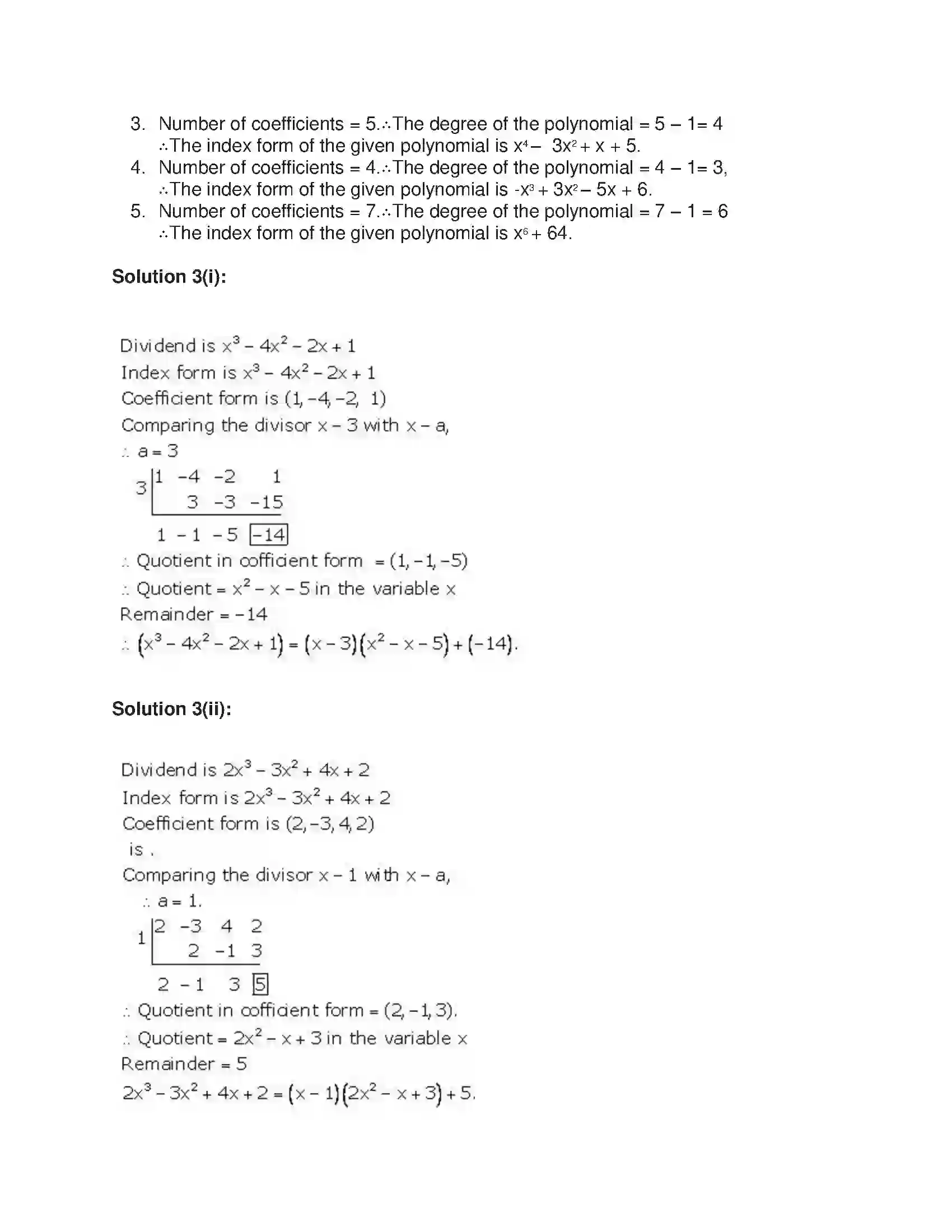 Maharashtra Board Class 9th Algebra Algebraic Expressions Solution 24