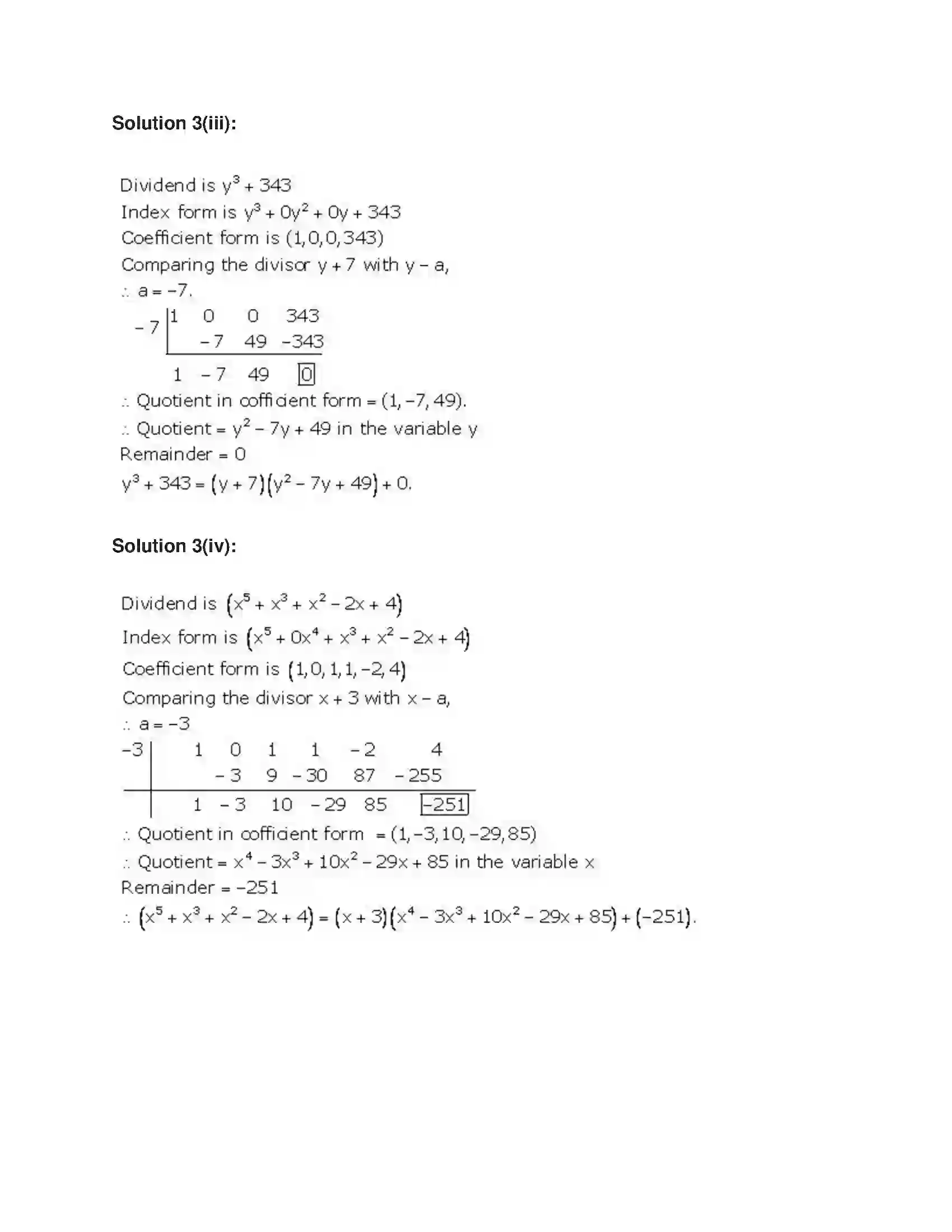 Maharashtra Board Class 9th Algebra Algebraic Expressions Solution 25