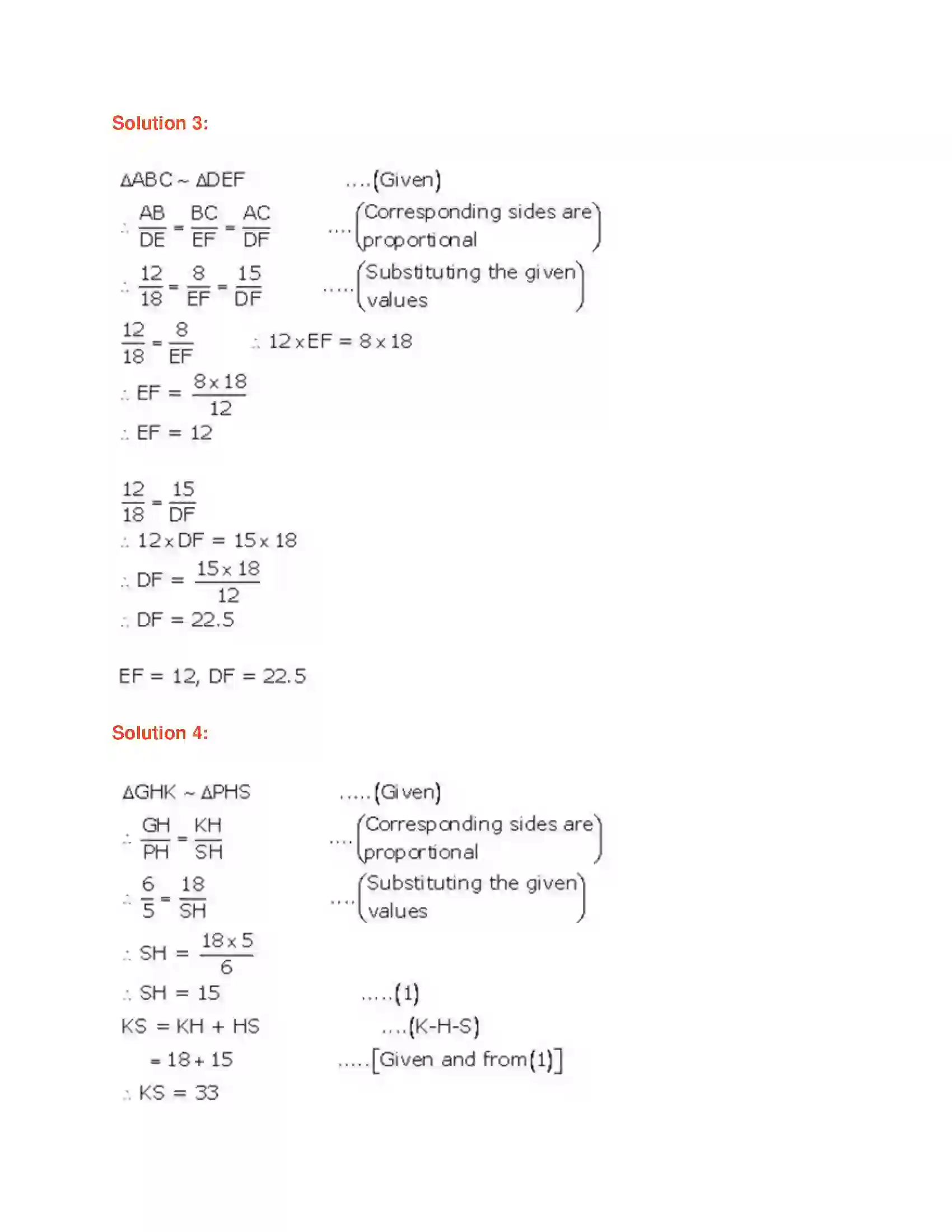 Maharashtra Board Class 9th Geometry Triangles Solution 11
