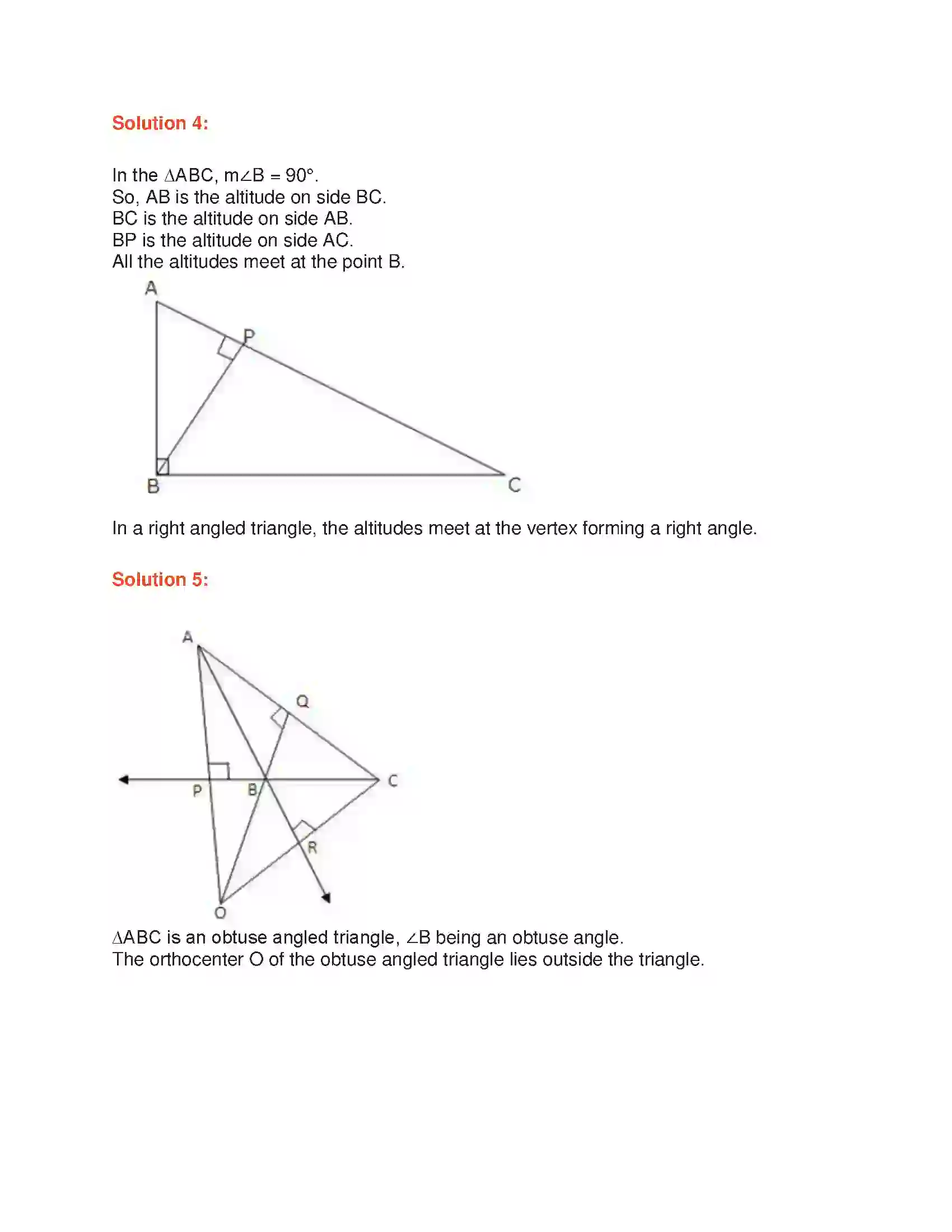 Maharashtra Board Class 9th Geometry Triangles Solution 2