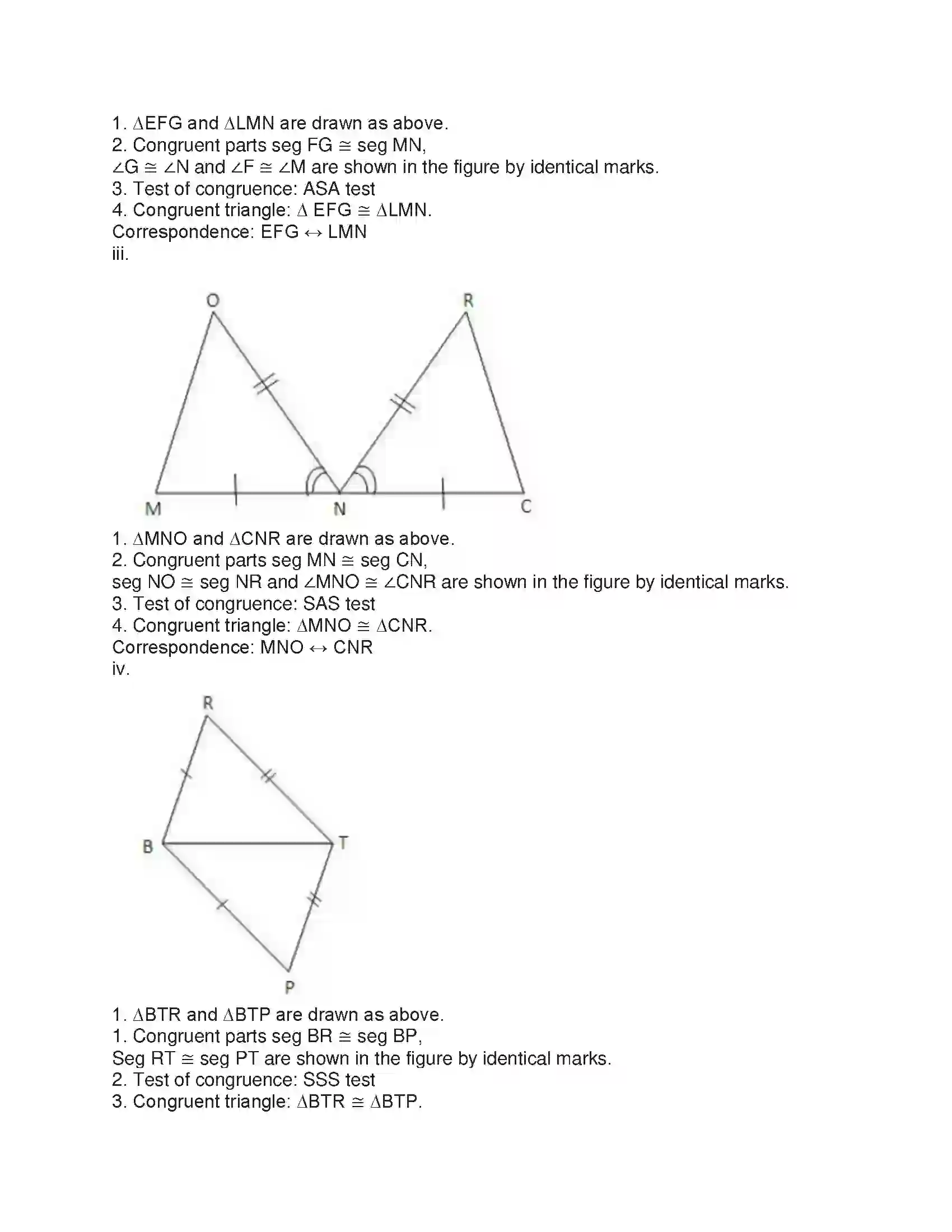 Maharashtra Board Class 9th Geometry Congruence of Triangles Solution 10