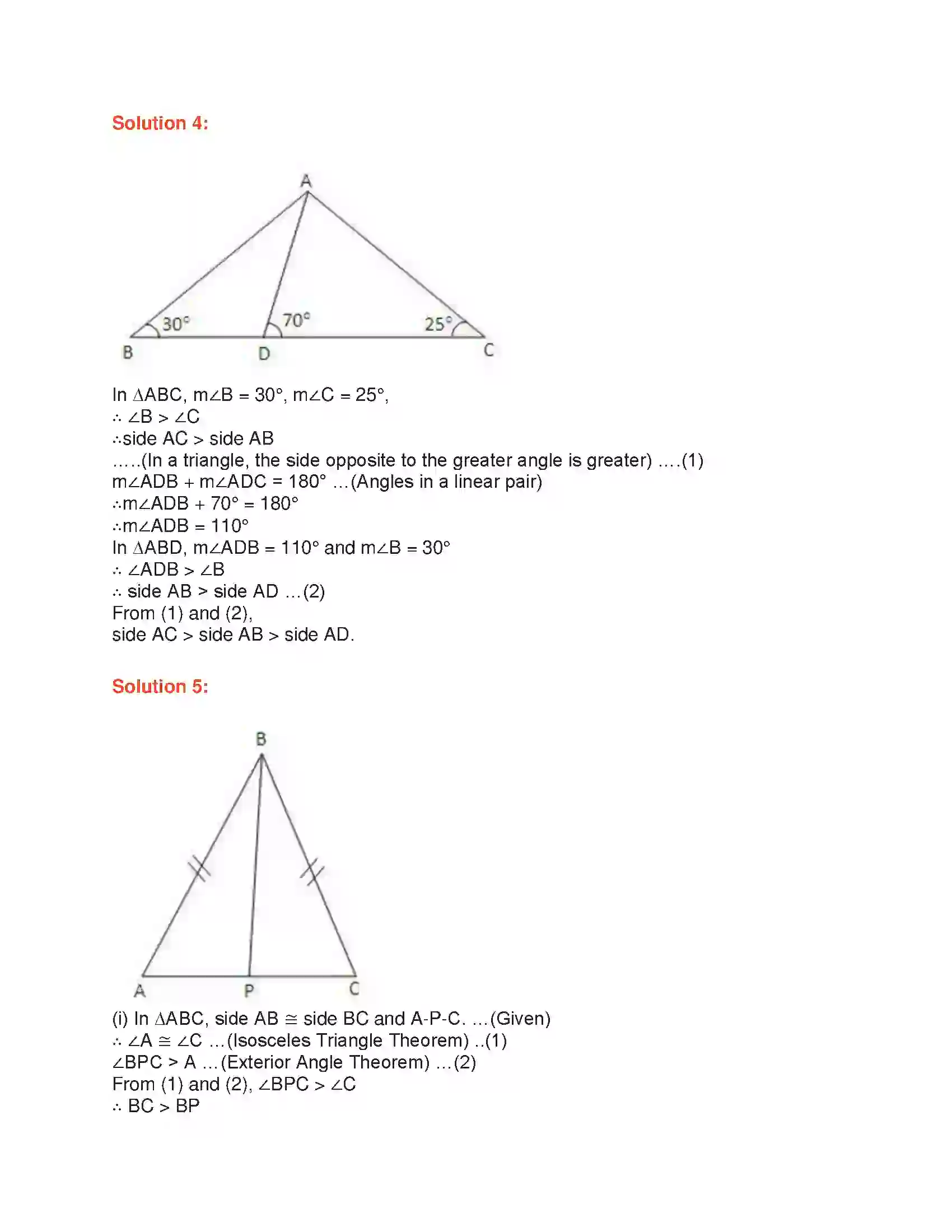 Maharashtra Board Class 9th Geometry Congruence of Triangles Solution 16