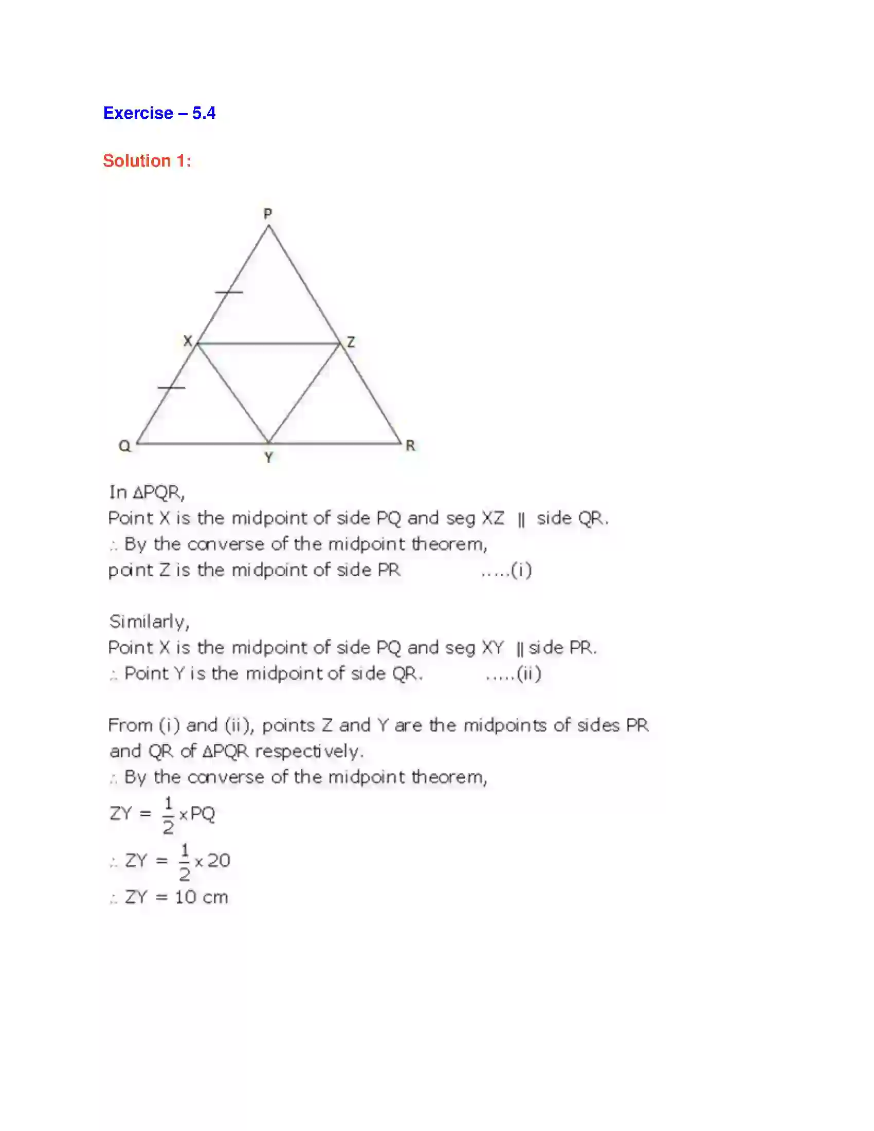 Maharashtra Board Class 9th Geometry Quadrilaterals Solution 22