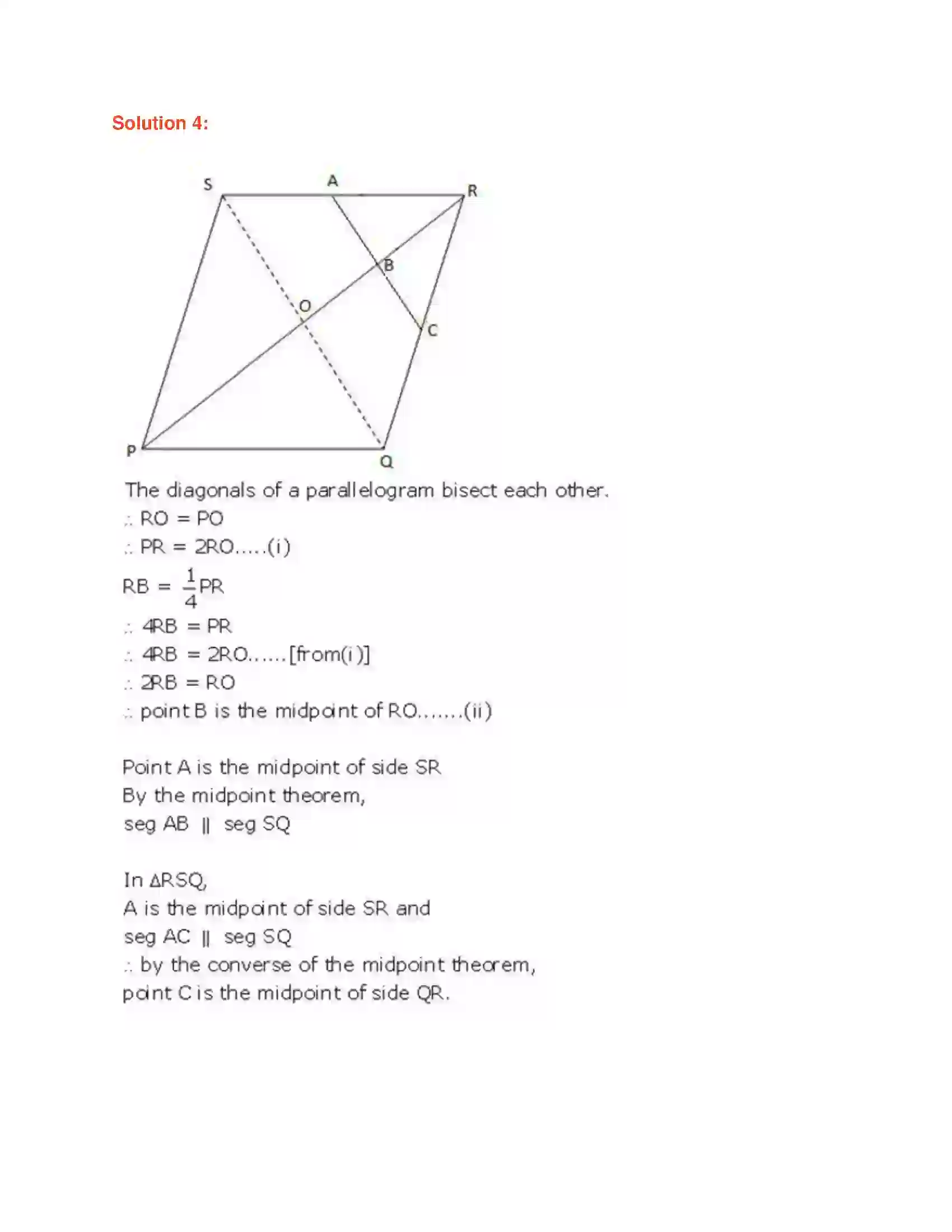 Maharashtra Board Class 9th Geometry Quadrilaterals Solution 25
