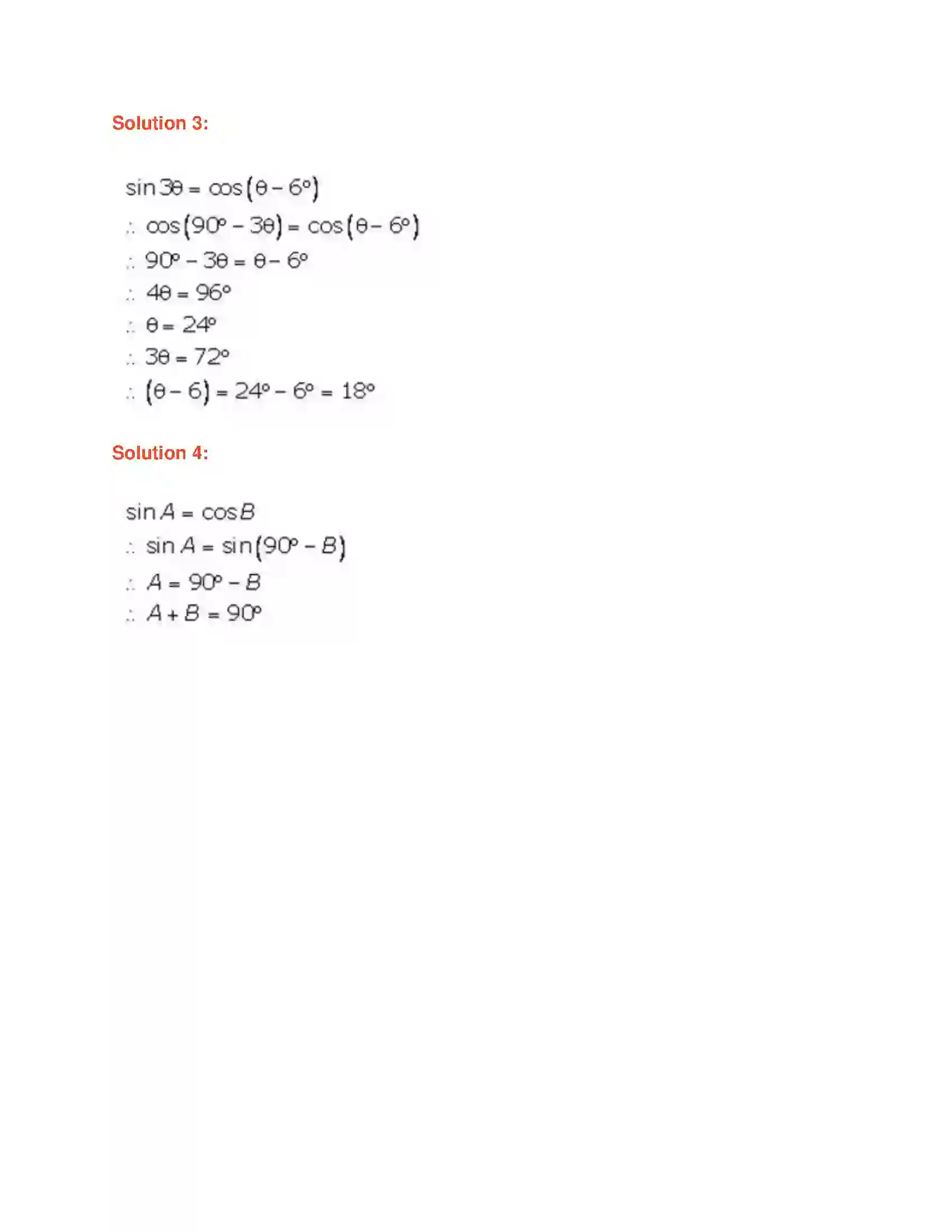 Maharashtra Board Class 9th Geometry Trigonometry Solution 11