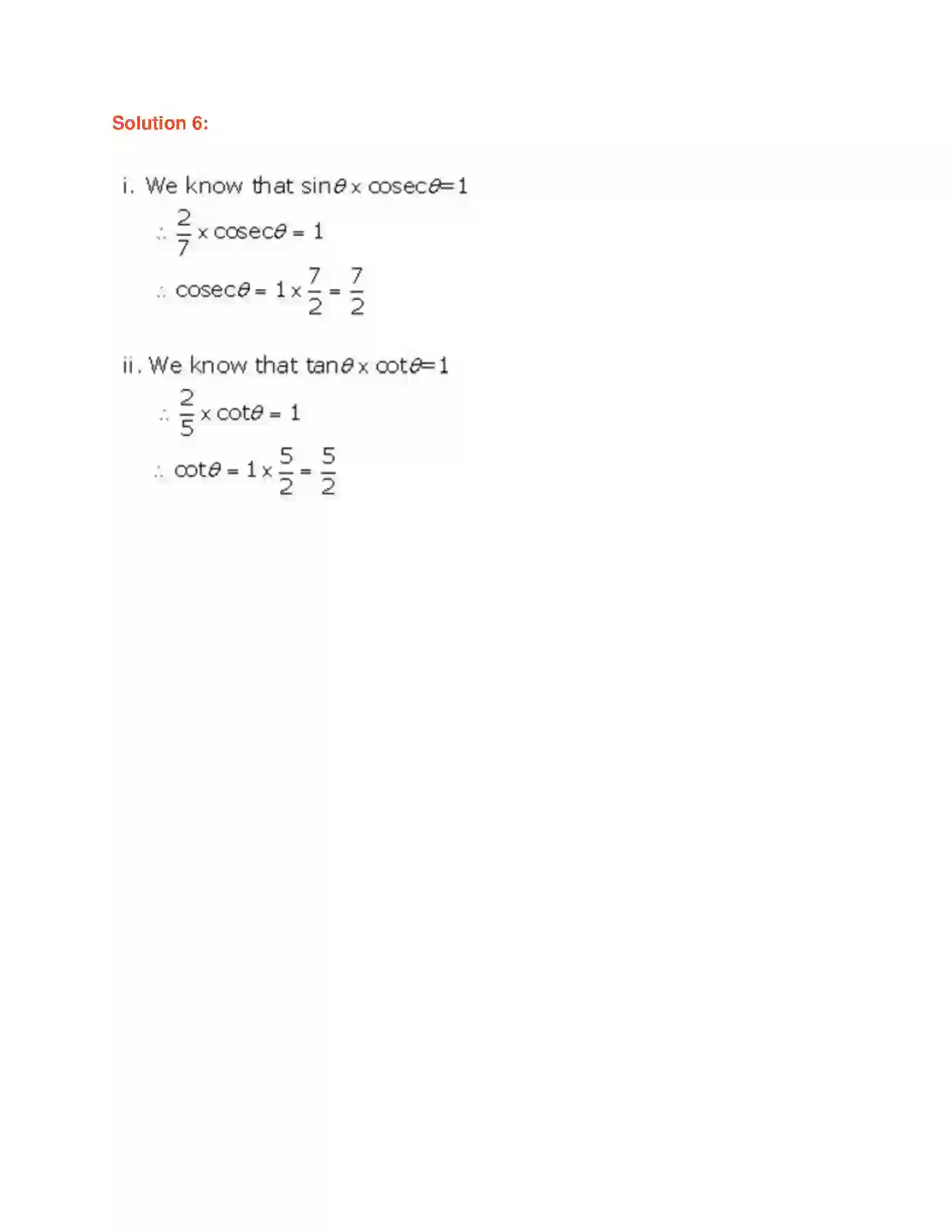 Maharashtra Board Class 9th Geometry Trigonometry Solution 4