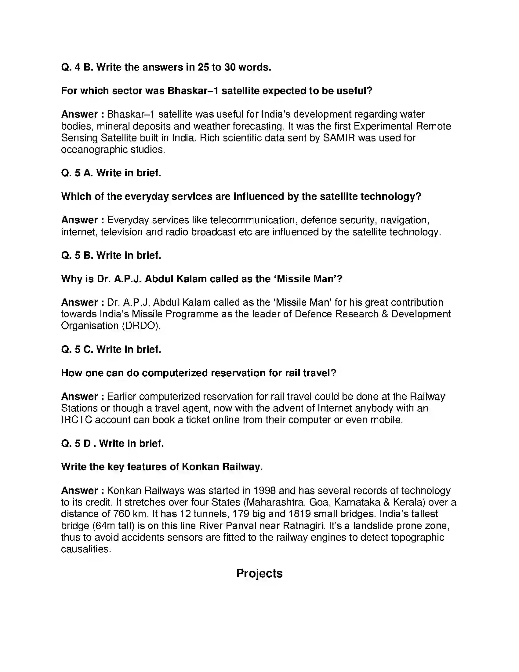Maharashtra Board Class 9th History - English Medium Science and Technology Solution 4