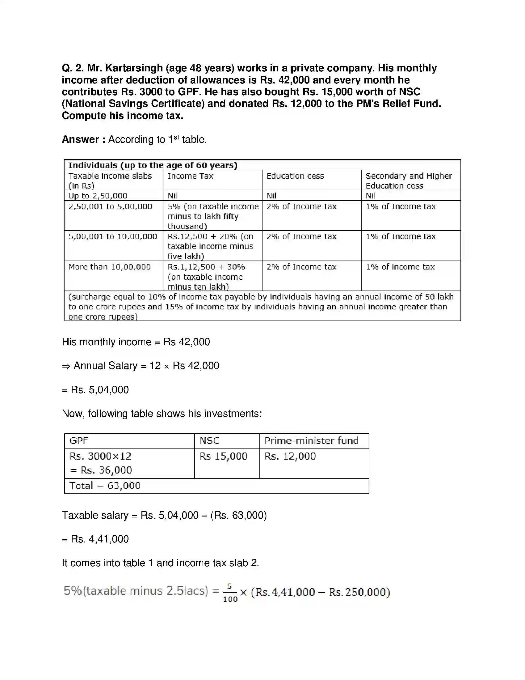 Maharashtra Board Class 9th Mathematics Part-I - English Medium Financial Planning Solution 8