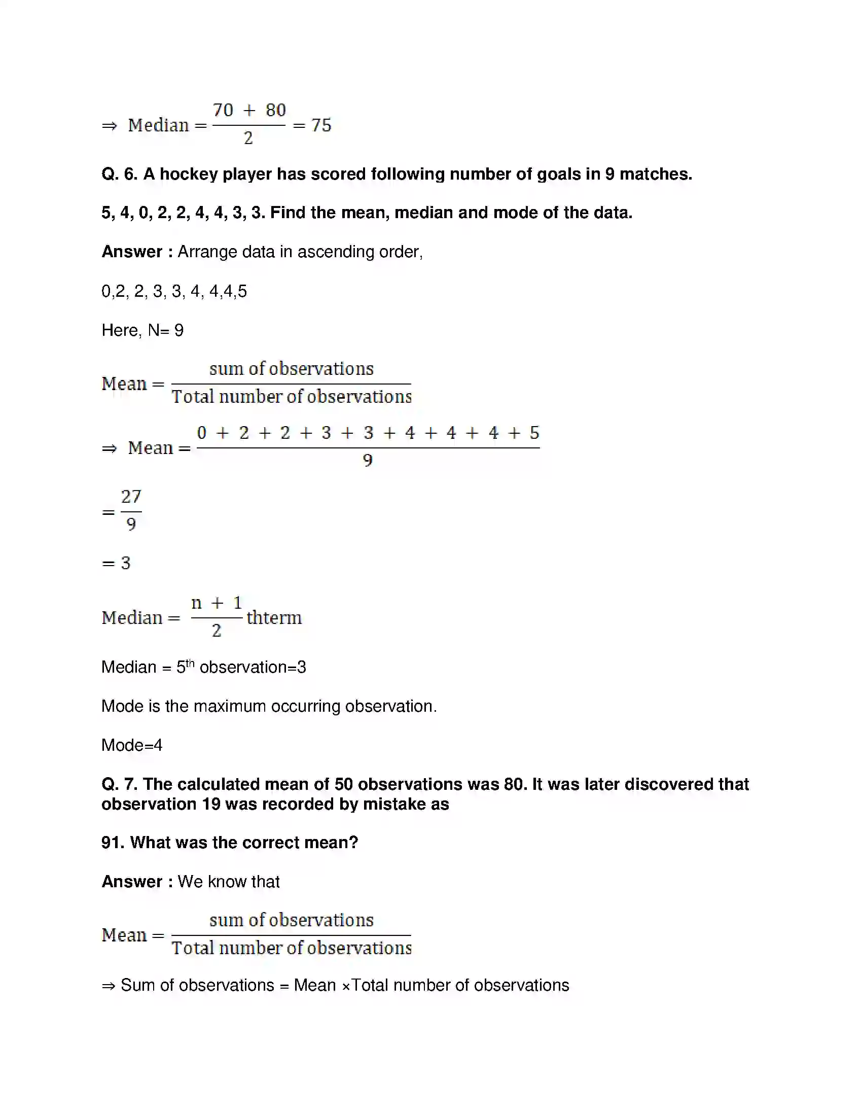 Maharashtra Board Class 9th Mathematics Part-I - English Medium Statistics Solution 16