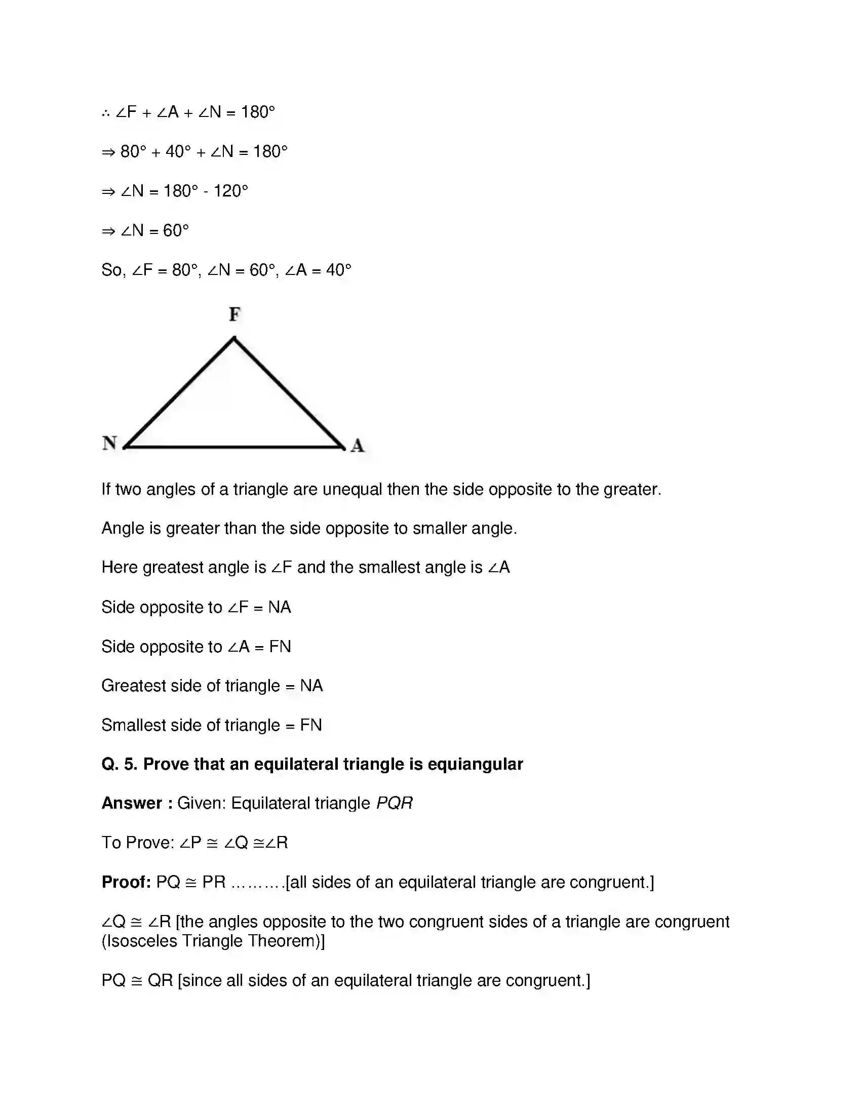 Maharashtra Board Class 9th Mathematics Part-II - English Medium Triangles Solution 22