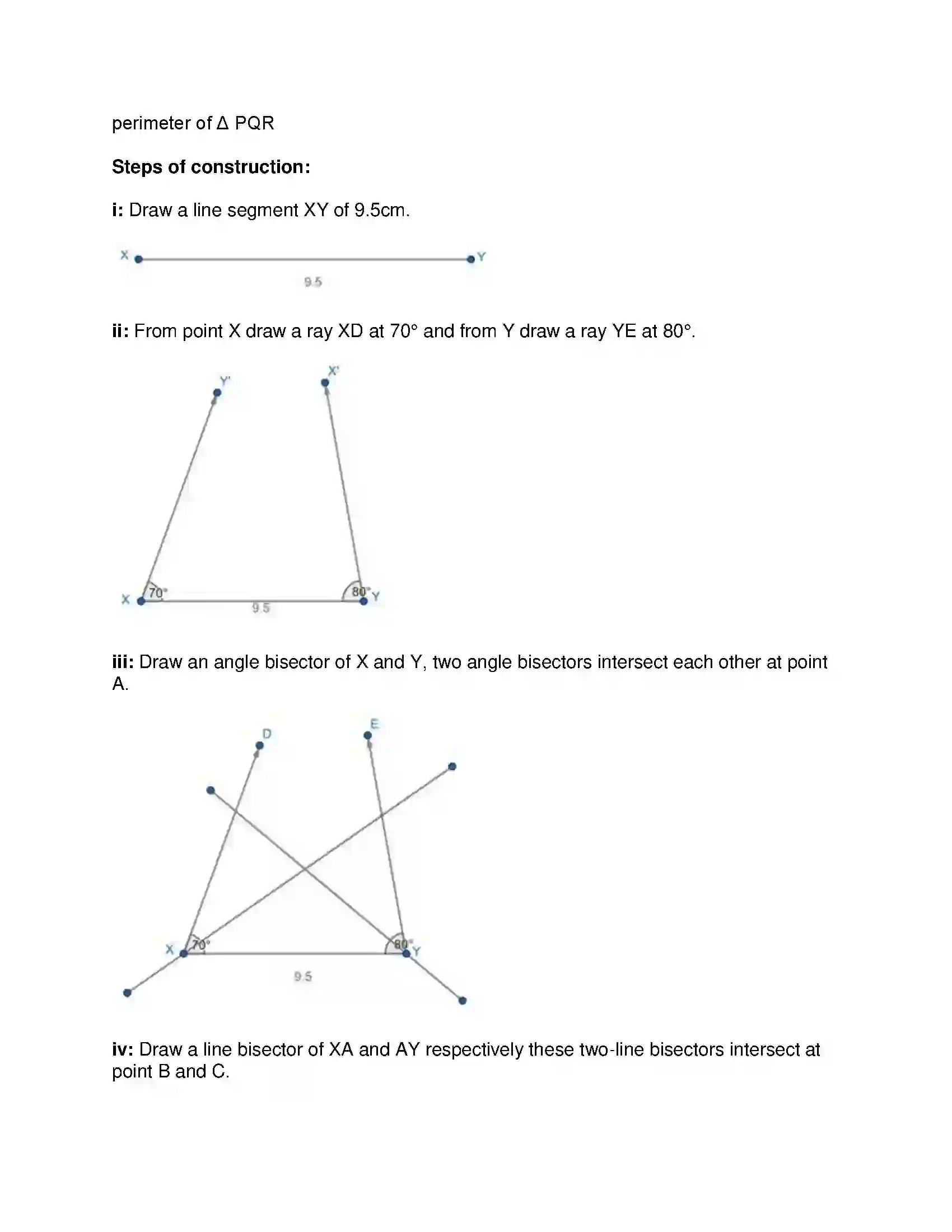Maharashtra Board Class 9th Mathematics Part-II - English Medium Constructions of Triangles Solution 19