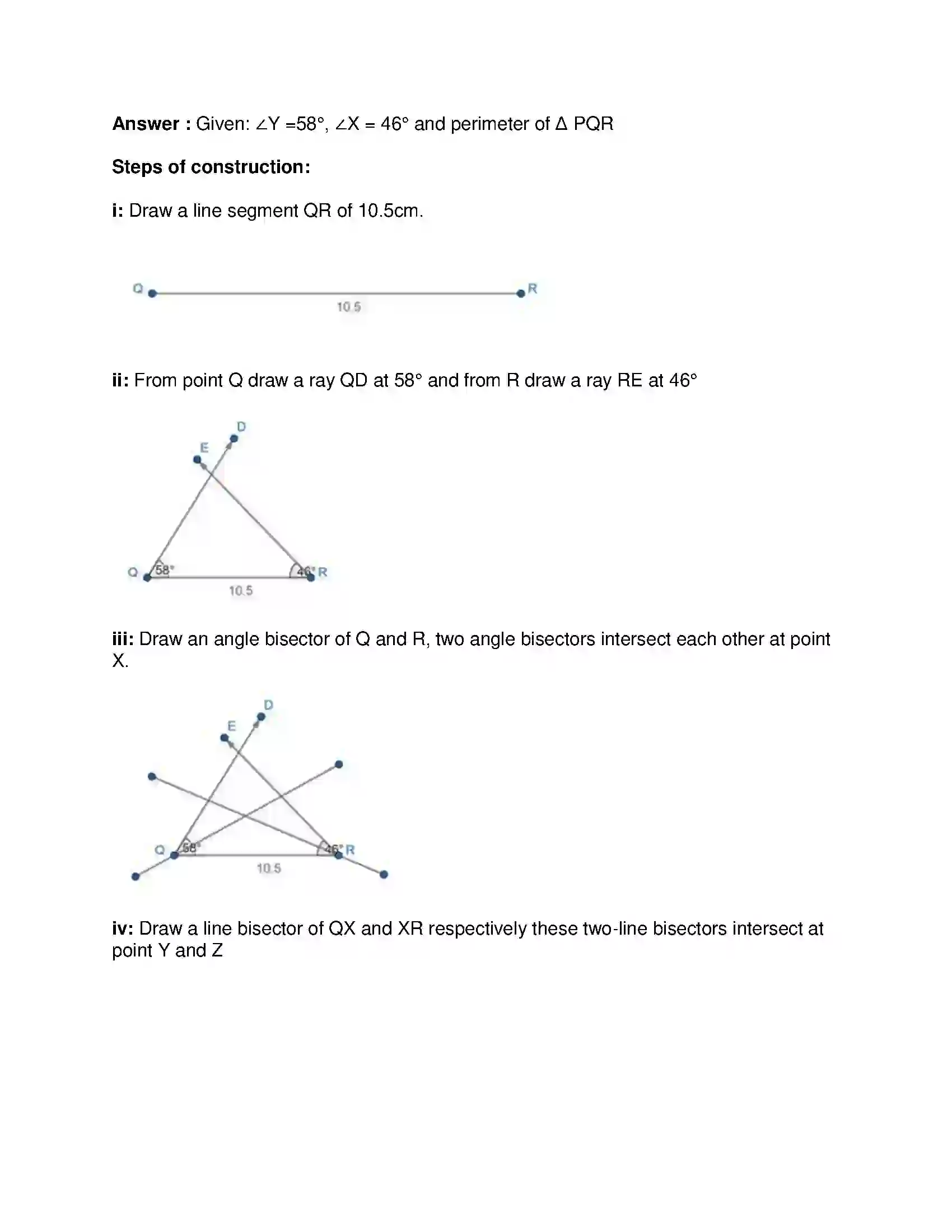 Maharashtra Board Class 9th Mathematics Part-II - English Medium Constructions of Triangles Solution 21