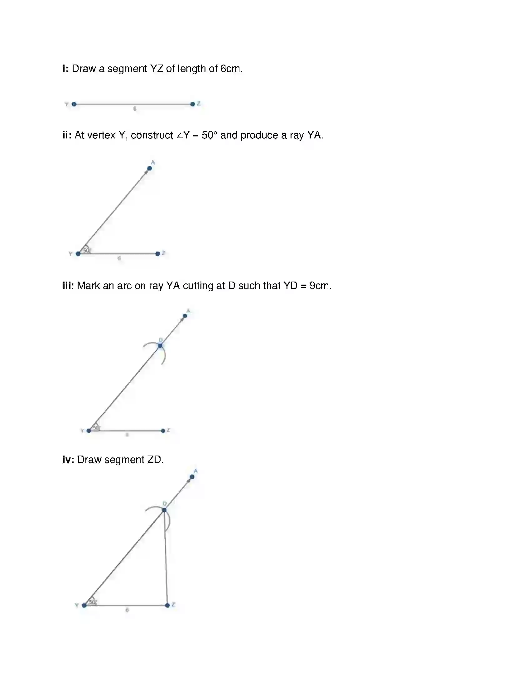 Maharashtra Board Class 9th Mathematics Part-II - English Medium Constructions of Triangles Solution 4