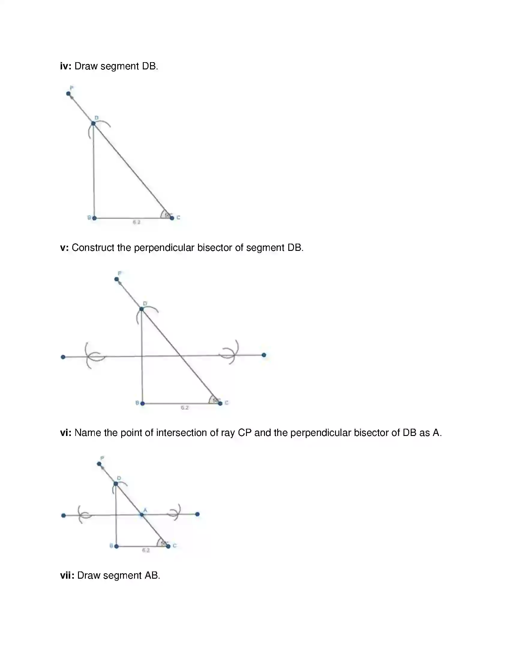 Maharashtra Board Class 9th Mathematics Part-II - English Medium Constructions of Triangles Solution 7