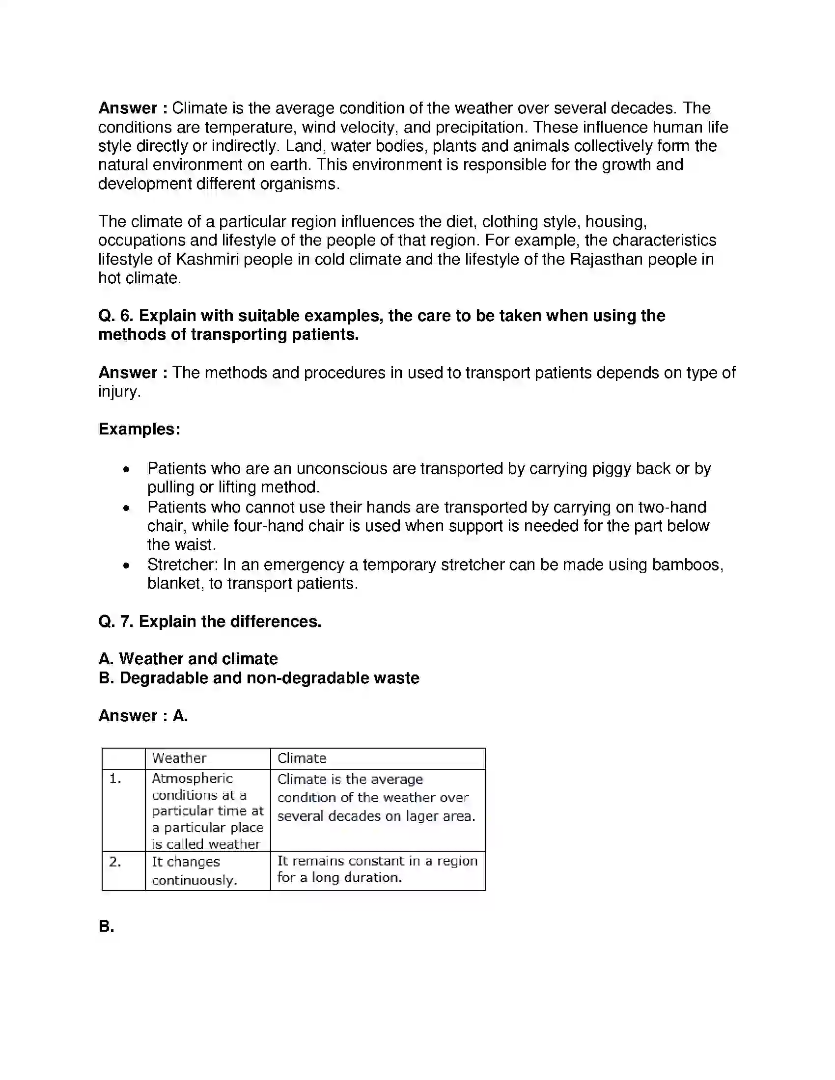 Maharashtra Board Class 9th Science & Technology - English Medium Environmental Management Solution 5