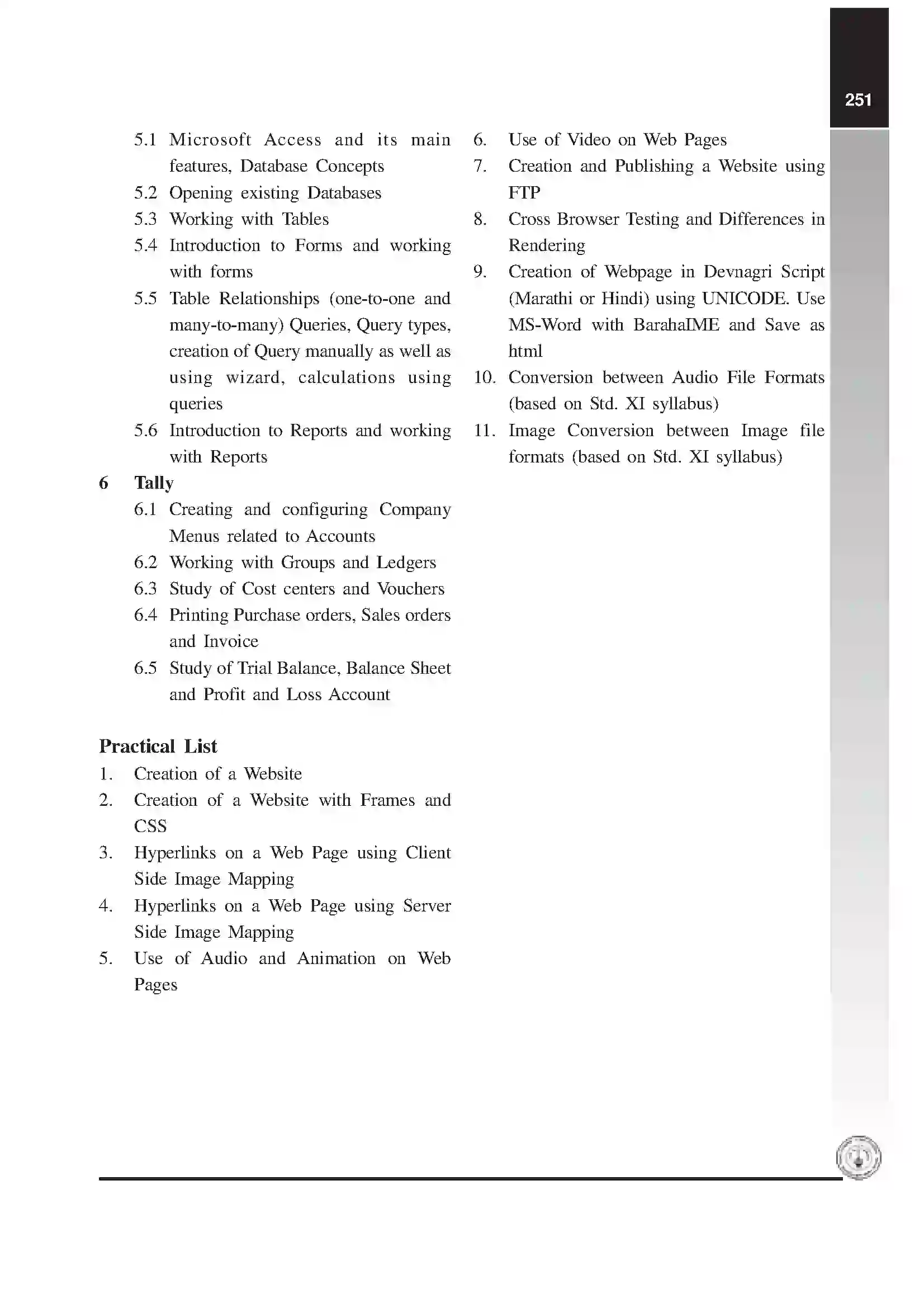 Maharashtra Board Class 12th 2020 I T (Commerce) Syllabus 4