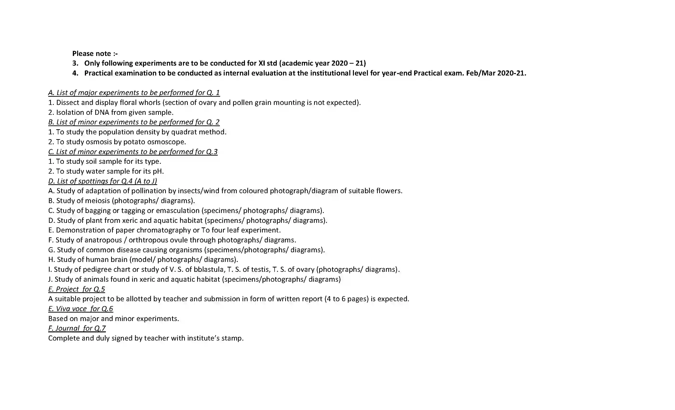 Maharashtra Board Class 12th 2021 Biology Syllabus 10