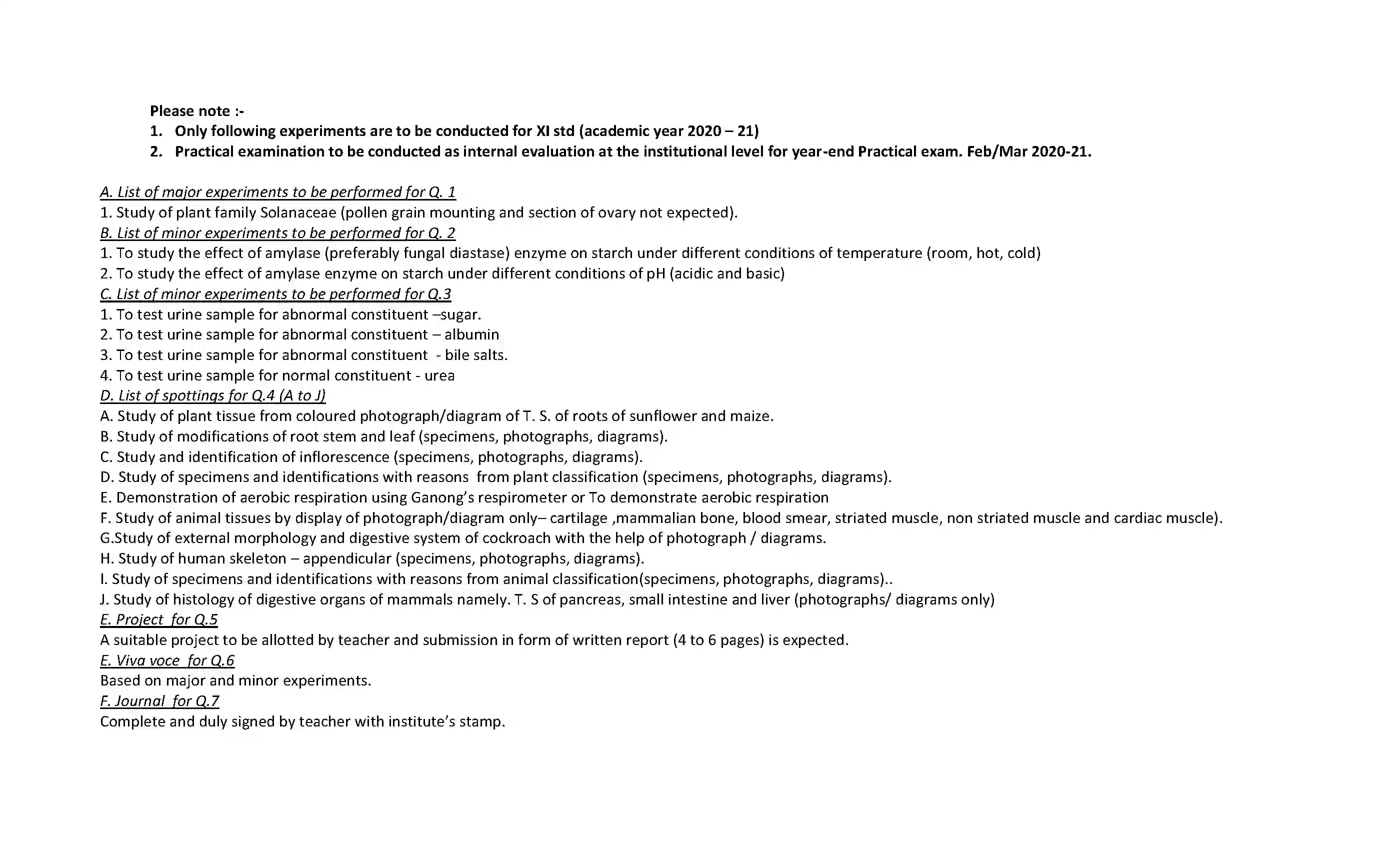 Maharashtra Board Class 12th 2021 Biology Syllabus 5