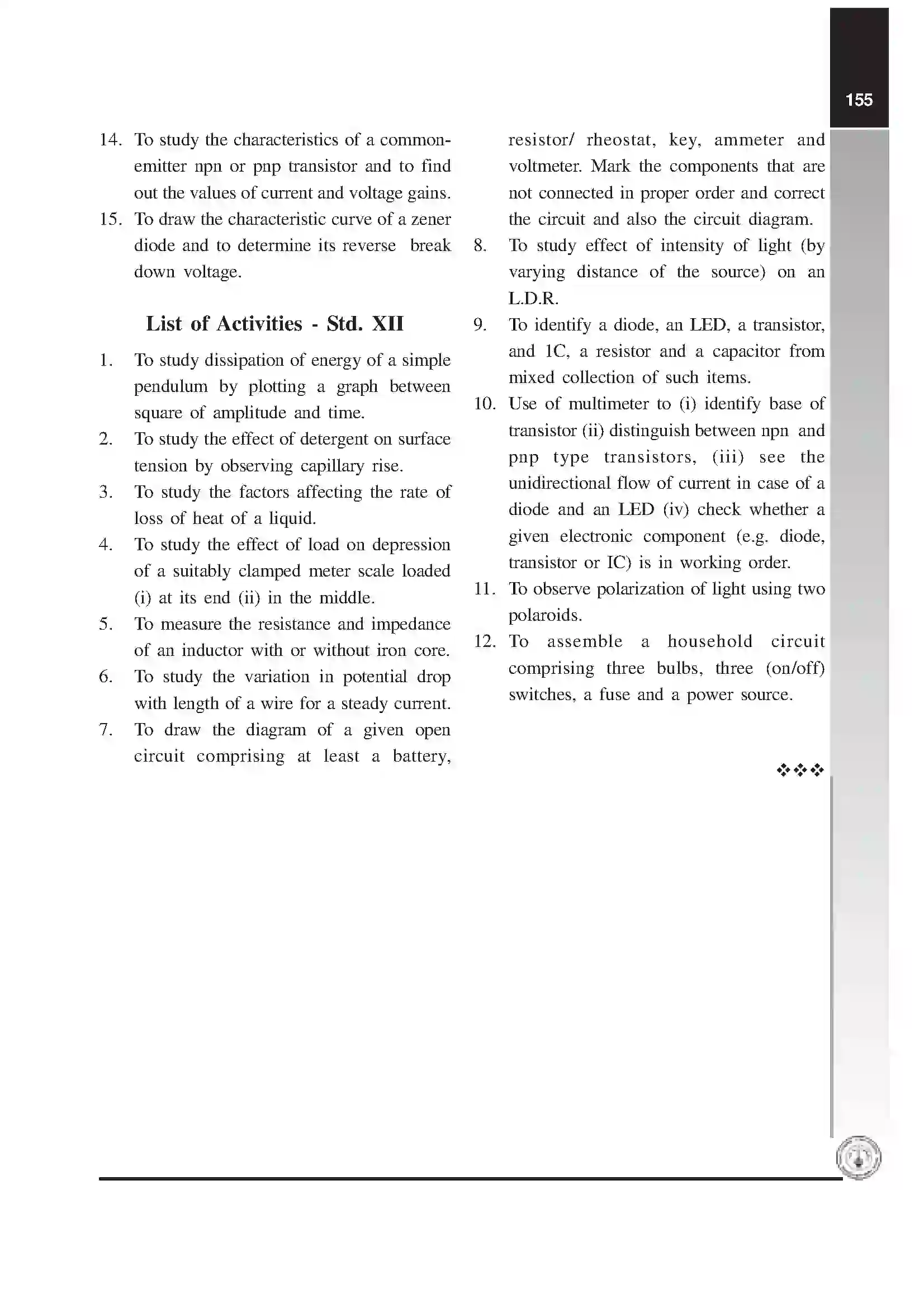 Maharashtra Board Class 12th 2025-26 Physics Syllabus 5